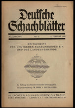 Load image into Gallery viewer, Deutsche Schachblatter, Volume 20