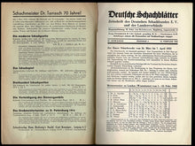 Load image into Gallery viewer, Deutsche Schachblatter, Volume 21