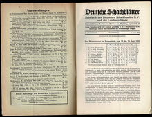 Load image into Gallery viewer, Deutsche Schachblatter, Volume 21