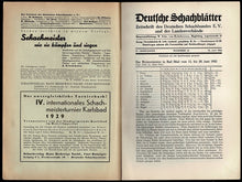 Load image into Gallery viewer, Deutsche Schachblatter, Volume 21