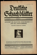 Load image into Gallery viewer, Deutsche Schachblatter, Volume 21