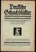 Load image into Gallery viewer, Deutsche Schachblatter, Volume 21