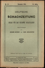 Load image into Gallery viewer, Deutsche Schachzeitung, Volume 61