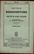 Load image into Gallery viewer, Deutsche Schachzeitung, Volume 76