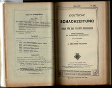 Load image into Gallery viewer, Deutsche Schachzeitung, Volume 78