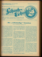 Load image into Gallery viewer, Schach-Echo. Die Zeitschrift für jeden Schachfreund - 17. Jahrgang
