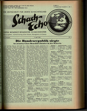 Load image into Gallery viewer, Schach-Echo. Die Zeitschrift für jeden Schachfreund - 20. Jahrgang