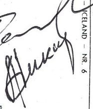 Load image into Gallery viewer, Postcard with a caricature by Halldór Pétursson (on the World Championship fight in Reykjavik 1972)