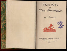 Load image into Gallery viewer, Chess Tales & Chess Miscellanies