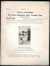 Load image into Gallery viewer, Our Folder, The Good Companion Chess Problem Club International Volume IX