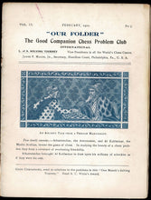 Load image into Gallery viewer, Our Folder, The Good Companion Chess Problem Club International Volume IX