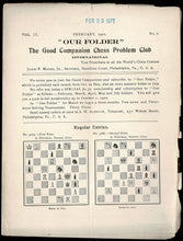 Load image into Gallery viewer, Our Folder, The Good Companion Chess Problem Club International Volume IX