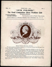 Load image into Gallery viewer, Our Folder, The Good Companion Chess Problem Club International Volume XI