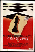 Load image into Gallery viewer, XII. Torneo Internacional de Ajedrez Ciudad de Linares 1994 Program Booklet