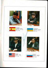 Load image into Gallery viewer, XII. Torneo Internacional de Ajedrez Ciudad de Linares 1994 Program Booklet