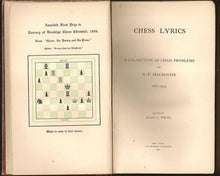 Load image into Gallery viewer, Chess Lyrics: A Collection of Chess Problems