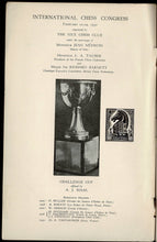 Load image into Gallery viewer, The Nice International Chess Congress 1930. Containing all of the games from the master section