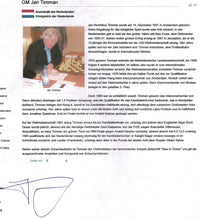 Load image into Gallery viewer, Potsdam 2012. 3 printed sheets with the short biographies of 5 grandmasters at the tournament