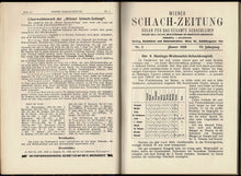 Load image into Gallery viewer, Wiener Schach-Zeitung. Organ für das gesamte Schachleben Volume VI (6)