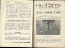 Load image into Gallery viewer, Wiener Schach-Zeitung. Organ für das gesamte Schachleben Volume VI (6)
