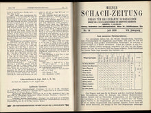 Load image into Gallery viewer, Wiener Schach-Zeitung. Organ fur das gesamte Schachleben, Volume VII (7)