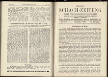 Load image into Gallery viewer, Wiener Schach-Zeitung. Organ fur das gesamte Schachleben, Volume VII (7)