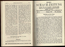 Load image into Gallery viewer, Wiener Schach-Zeitung. Organ fur das gesamte Schachleben, Volume VIII (8)