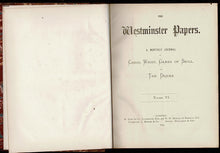 Load image into Gallery viewer, The Westminster Papers. A Monthly Journal of Chess, Whist, Games of Skill and the Drama, Volume VI (6)