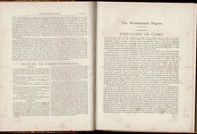 Load image into Gallery viewer, The Westminster Papers. A Monthly Journal of Chess, Whist, Games of Skill and the Drama, Volume V (5)