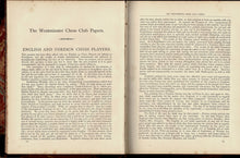 Load image into Gallery viewer, The Westminster Papers. A Monthly Journal of Chess, Whist, Games of Skill and the Drama, Volume I (1)
