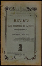 Load image into Gallery viewer, Revista del Club Argentino de Ajedrez Volume IV