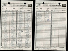 Load image into Gallery viewer, 1981 United States Chess Championship and Zonal Qualifier (Score Sheets) Joel Benjamin vs the field