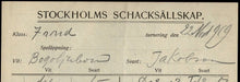 Load image into Gallery viewer, Efim Dmitriyevich Bogoljubow v E Jacobson (score sheet) Schultz Memorial Tournament 1919