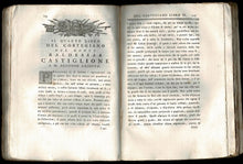 Load image into Gallery viewer, Il Libro del Cortegiano del conte Baldassar Castiglione