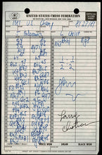 Load image into Gallery viewer, 1981 United States Chess Championship and Zonal Qualifier (Score Sheets) John Peter Fedorowicz vs the field