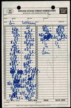 Load image into Gallery viewer, 1981 United States Chess Championship and Zonal Qualifier (Score Sheet) Anatoly Lein vs the field