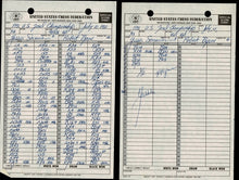 Load image into Gallery viewer, 1981 United States Chess Championship and Zonal Qualifier (Score Sheets) Yasser Seirawan(1960- ) vs the field