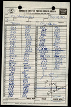 Load image into Gallery viewer, 1981 United States Chess Championship and Zonal Qualifier (Score Sheets) James Edward Tarjan (1952- ) vs the Field
