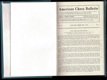 Load image into Gallery viewer, American Chess Bulletin Volume 34