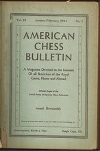 Load image into Gallery viewer, American Chess Bulletin Volume 41