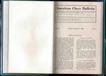 Load image into Gallery viewer, American Chess Bulletin Volume 50