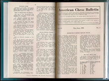 Load image into Gallery viewer, American Chess Bulletin Volume 50