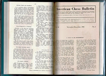 Load image into Gallery viewer, American Chess Bulletin Volume 50