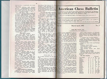 Load image into Gallery viewer, American Chess Bulletin Volume 52