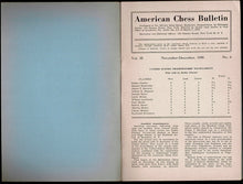 Load image into Gallery viewer, American Chess Bulletin Volume 55