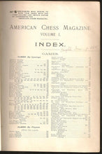 Load image into Gallery viewer, American Chess Magazine Volume 1