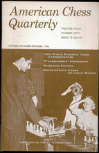 Load image into Gallery viewer, American Chess Quarterly, Volume 4