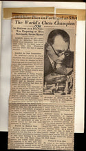 Load image into Gallery viewer, Meine besten Partien 1908-1923; Auf Dem Wege Zur Weltmeisterschaft (1923-1927)