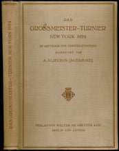 Load image into Gallery viewer, Das Grossmeister-Turnier New York 1924