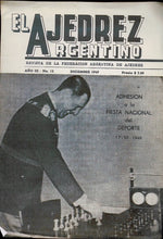 Load image into Gallery viewer, El Ajedrez Argentino: Revista Oficial de la Federacion Argentina de Ajedrez, Segunda Epoca, Ano III